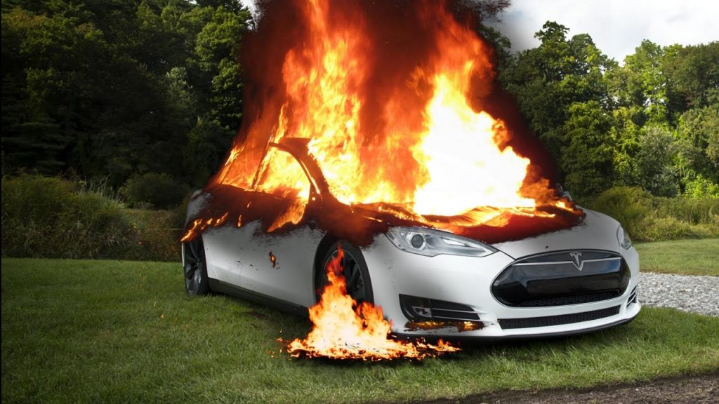 Apple Reports Tesla Fire – Really Right