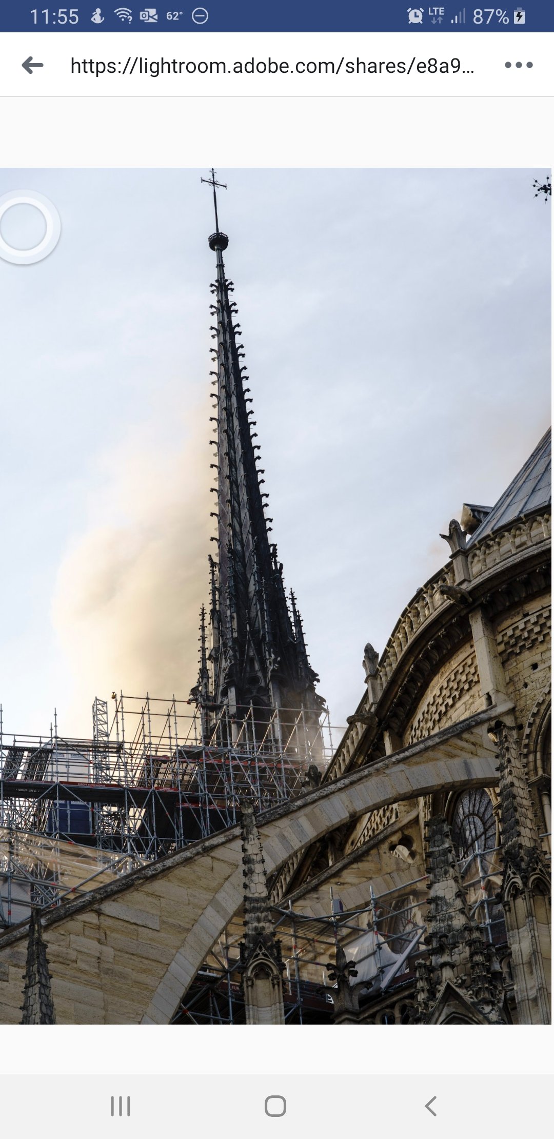 Time Lapse of Notre Dame Fire